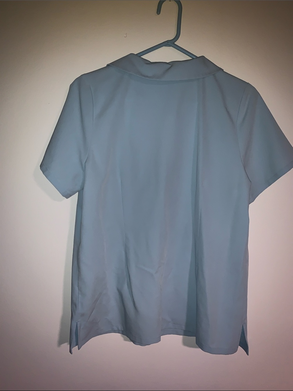 Mandala scrub set Light Blue Short-Sleeve Pullover Top and jogger pants - Picture 3 of 6
